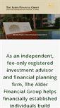 Mobile Screenshot of alderfinancial.com